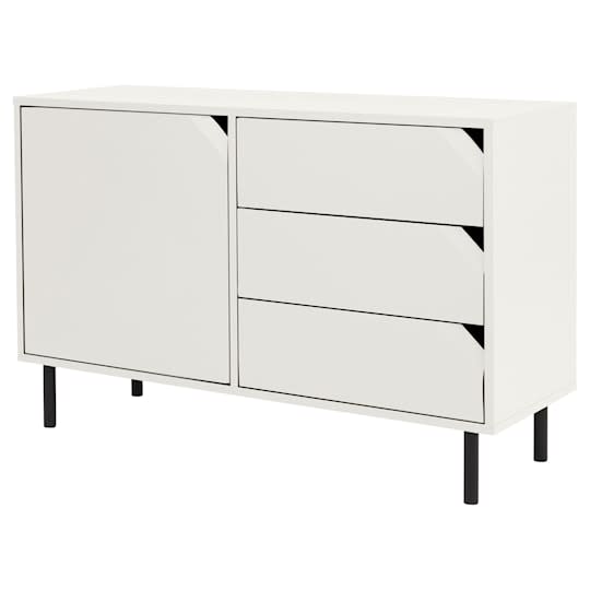 Tenzo Corner Sideboard Cotton White Matte 118.5cm