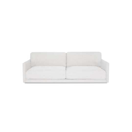 Sleepo Alicia 3-Sitzer Sofa Weiß 234cm