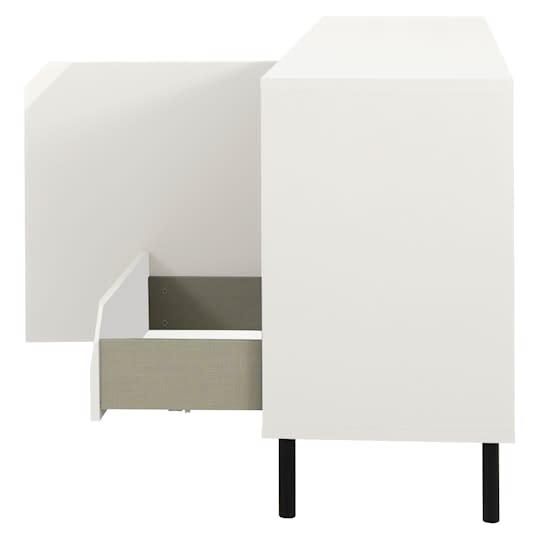 Tenzo Corner Sideboard Cotton White Matte 176.5cm