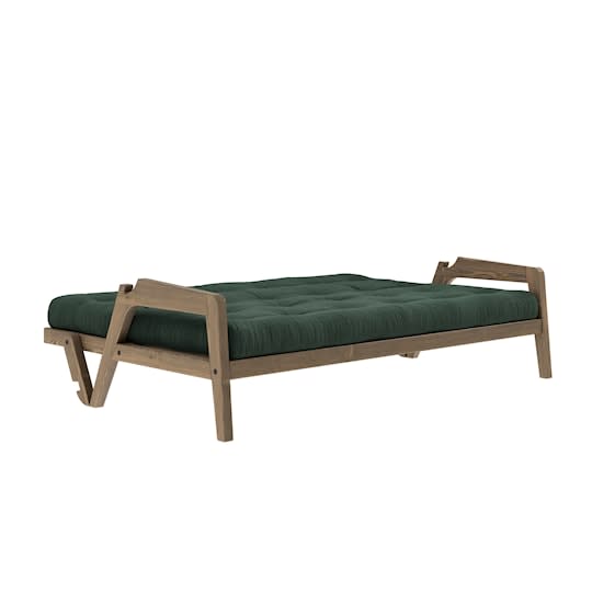 Karup Design Grab Bäddsoffa Brun/Seaweed Manchester 204cm