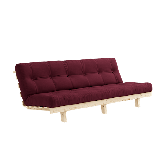 Karup Design Lean Schlafsofa Natur/Bordeaux 190cm