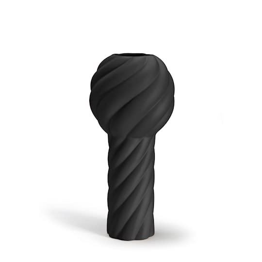 Cooee Design Twist Pillar Vas Black 34cm