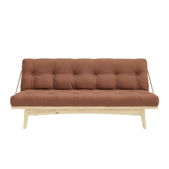 Karup Design Folk Bäddsoffa Natur/Clay Brown 190cm