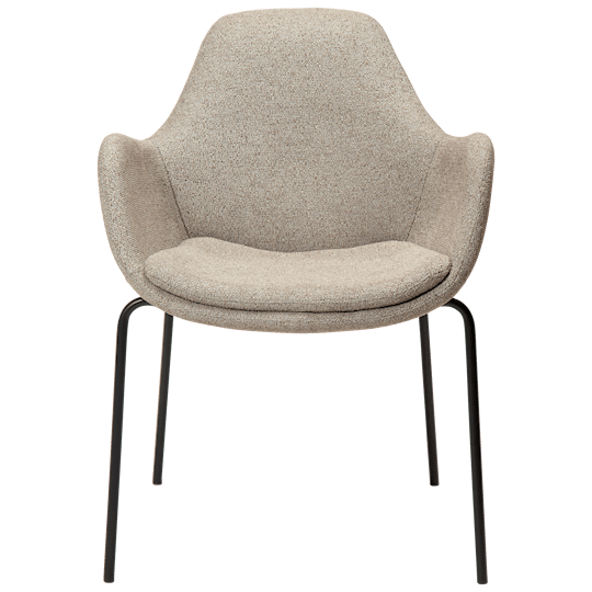 Dan Form Zimmer spisestol boucle beige/svart