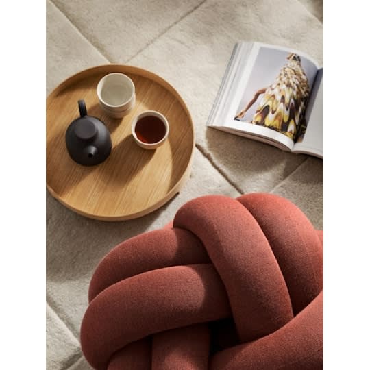 Design House Stockholm Knot Puff M Ochre