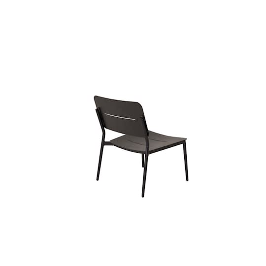 Nordic Outdoor Lee Loungestol Black