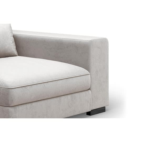 Nordic Home Dana Armstöd Höger Sammet Beige