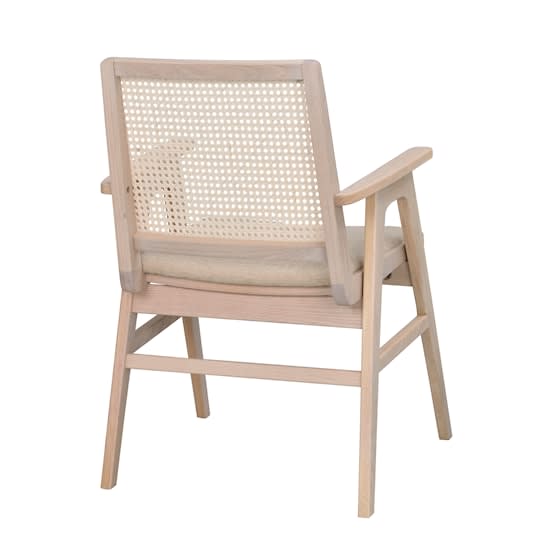 Rowico Home Prestwick Karmstol Beige/Vitpigmenterad Ek