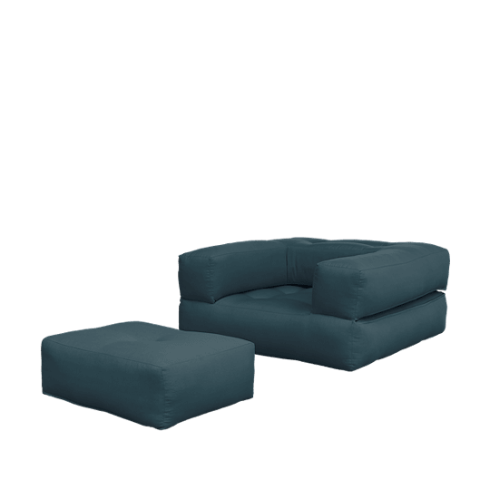 Karup Design Cube Sessel Petrolblau