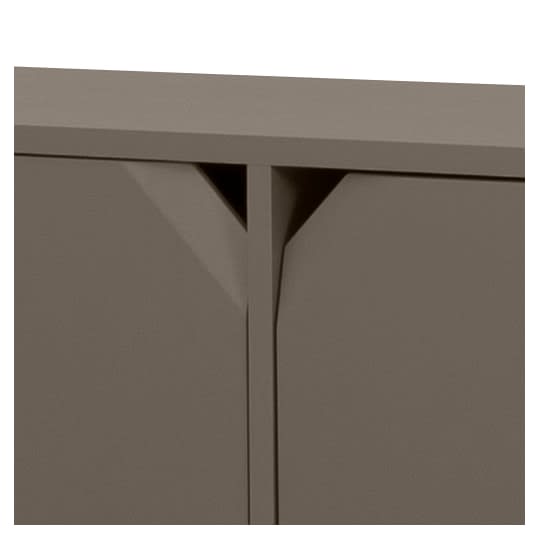 Tenzo Corner Sideboard Dark Taupe Matte 176.5cm