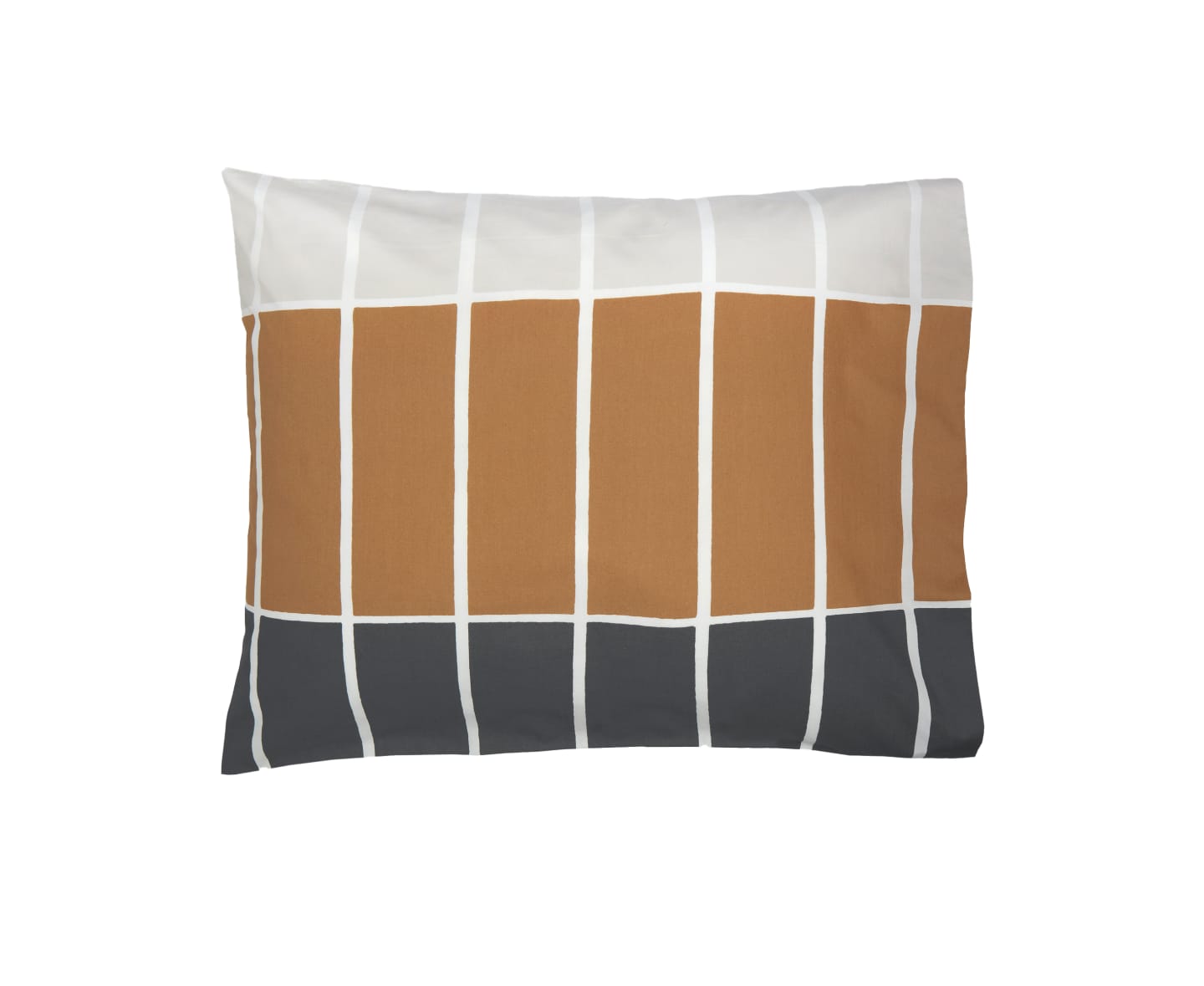 Marimekko Tiiliskivi Örngott Brown/Beige/Charcoal 50x60 - Sleepo