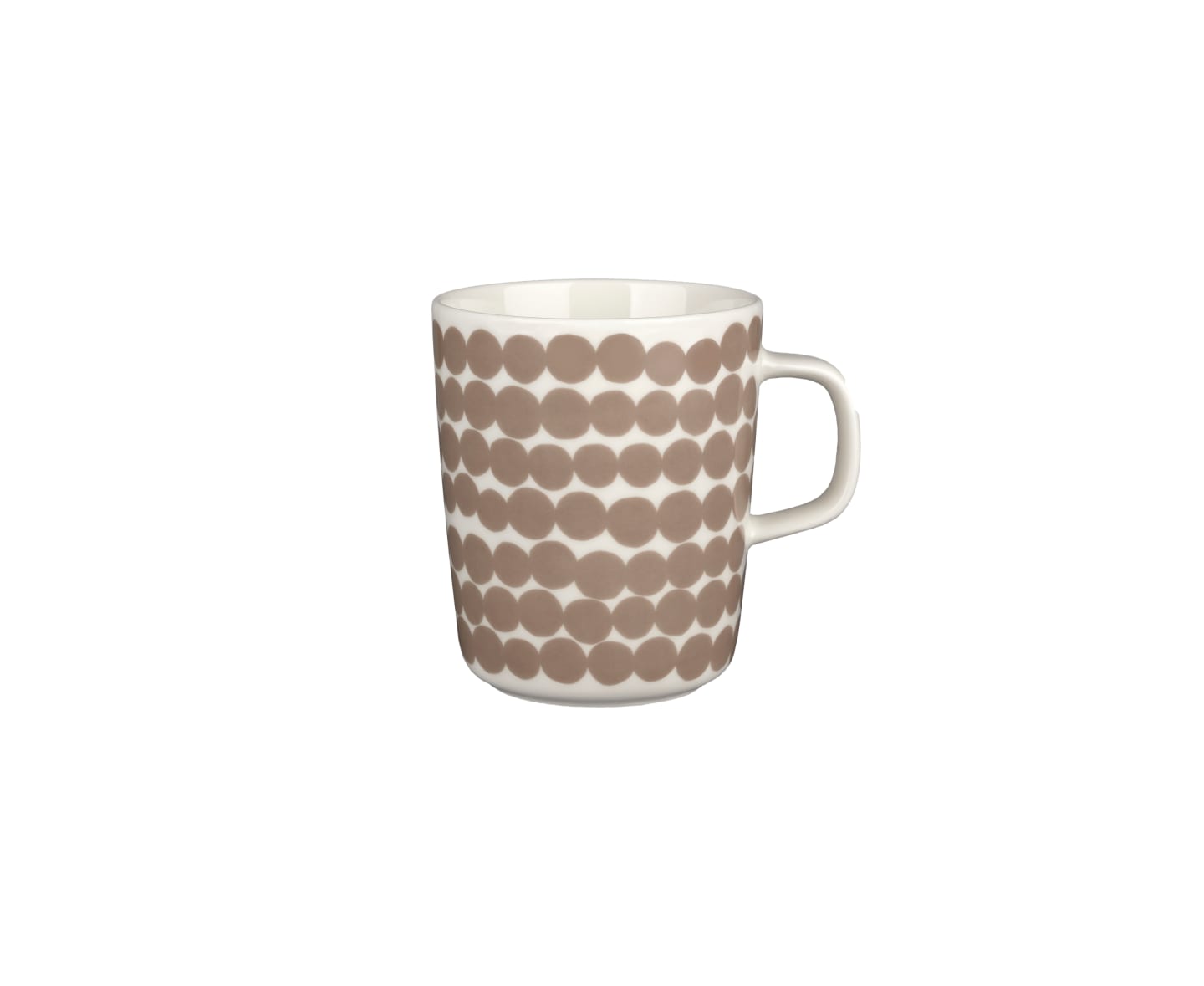 Marimekko Oiva Siirtolapuutarha Mugg White/Clay - Sleepo