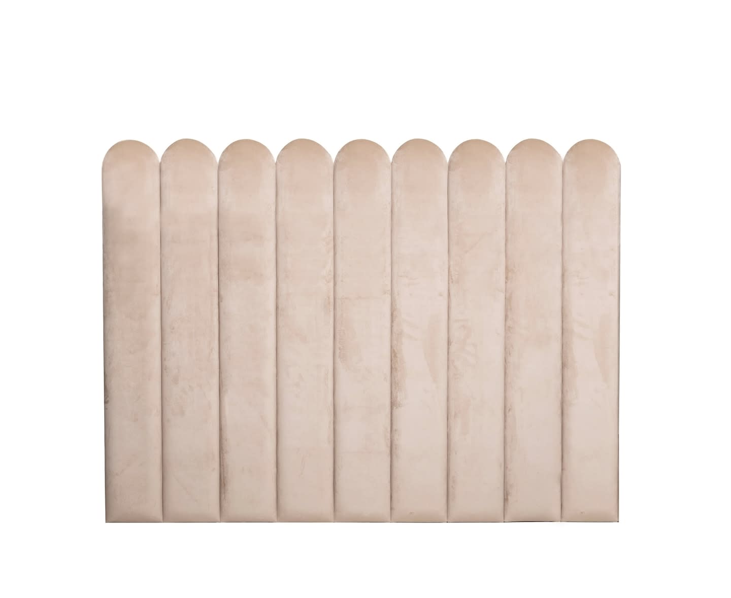 Sleepo Cleo Samt-Kopfteil Beige 180cm