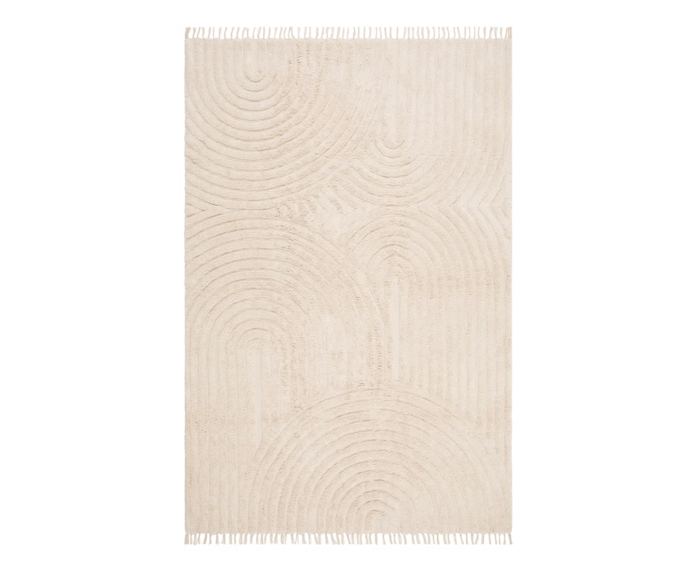 Nordic Home Chelsie Zen Bomullsmatta Creme 240x340