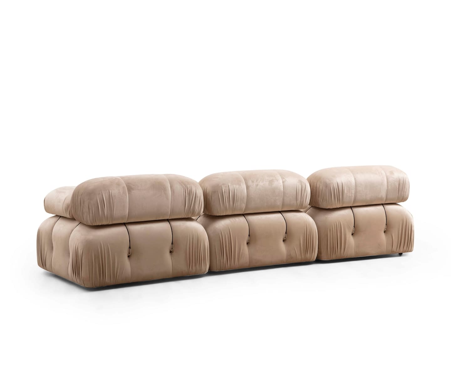 Sleepo Blanca 3-istuttava Sohva Velvet Beige