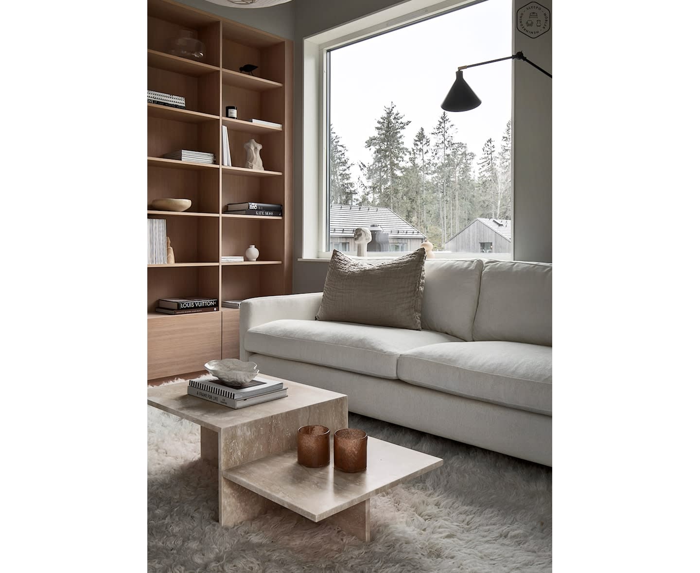 Sleepo Åre 2-Sitzer Sofa Weiß 177cm