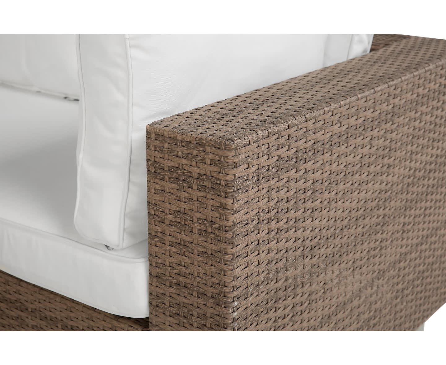 Nordic Outdoor Bora 6-seter Loungesofa inkl. Bord Høyre Sand