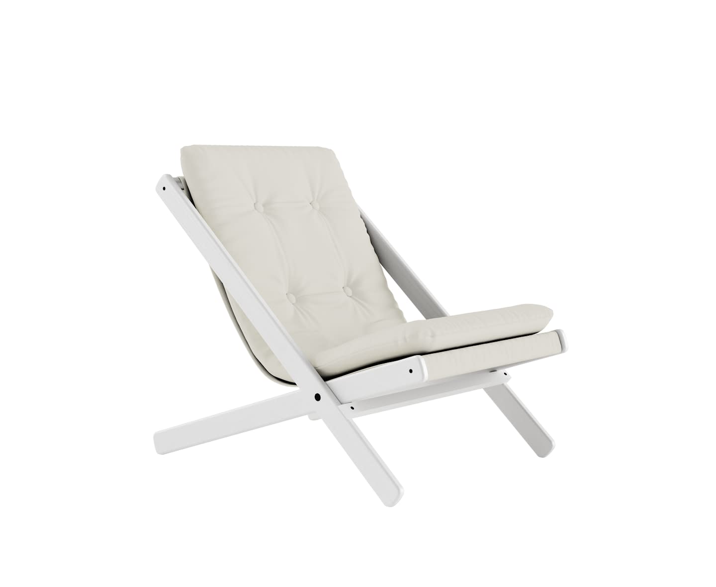 Karup Design Boogie Loungestol Vit/Natural