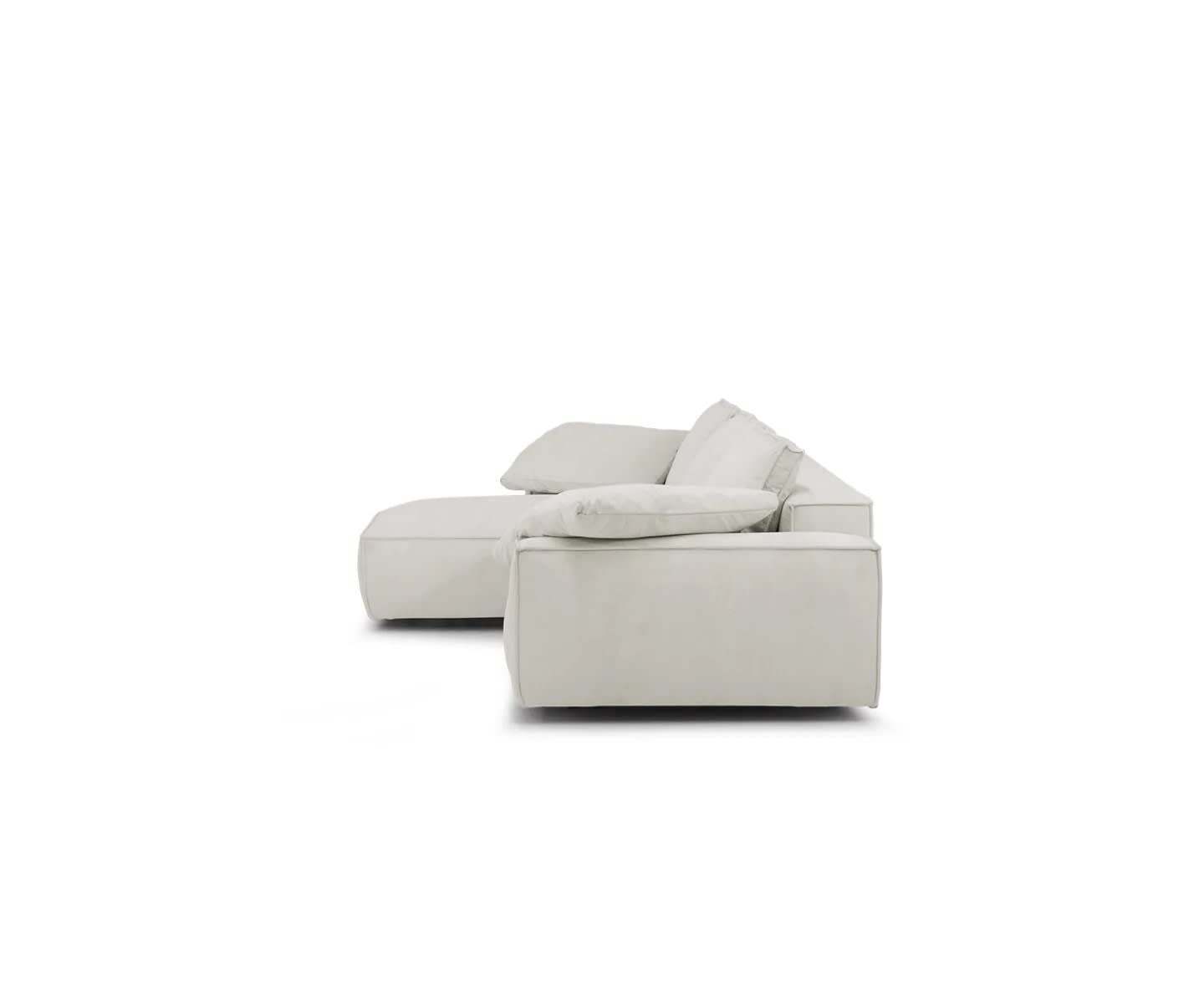 Sleepo Louie Divansofa Links Greige 348cm