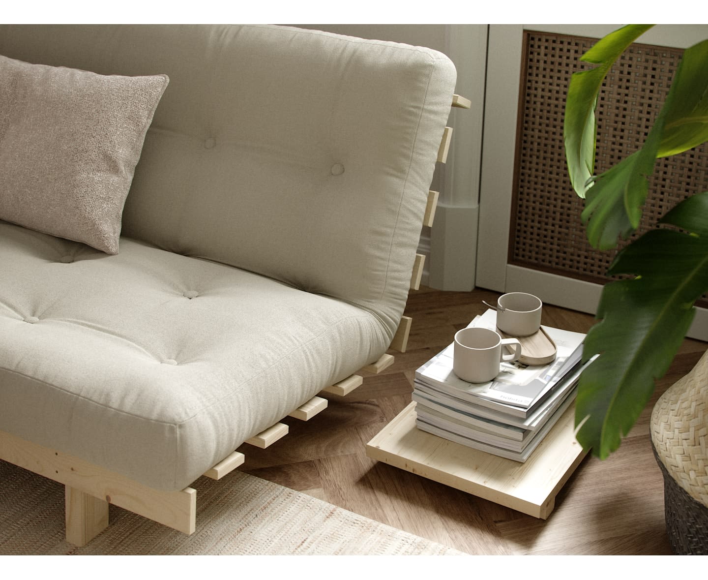 Karup Design Lean Schlafsofa Natur/Natural 190cm