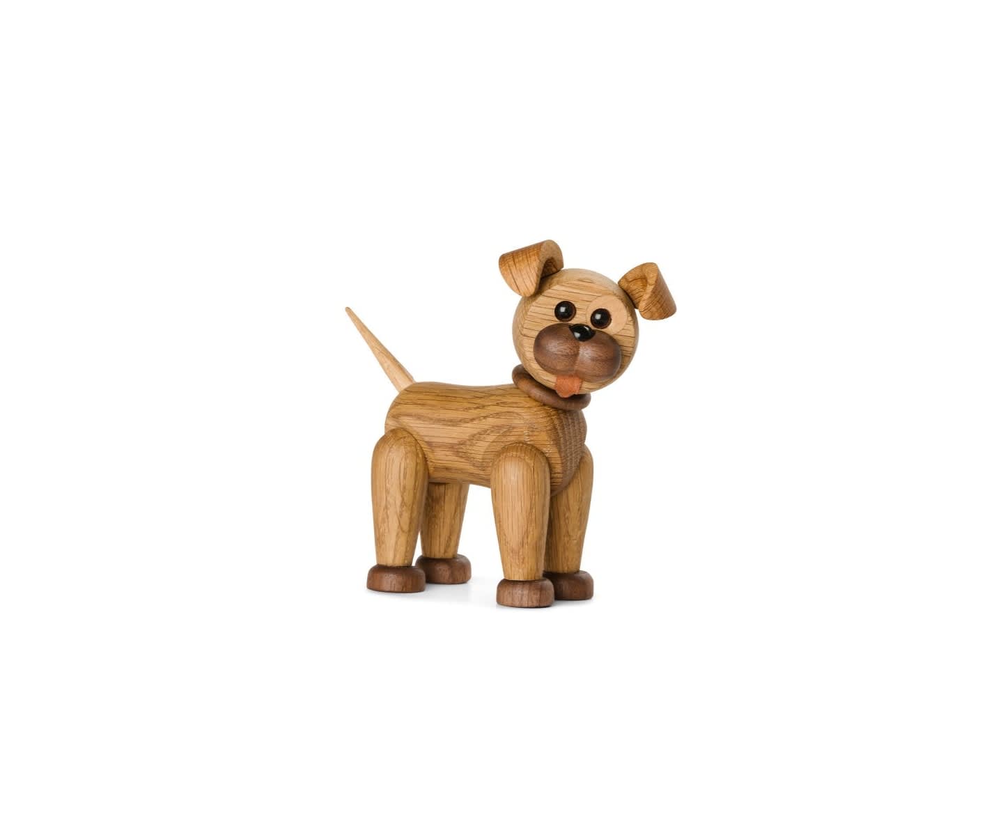 Spring Copenhagen Happy Dog Dekorasjon Eik 13.5cm