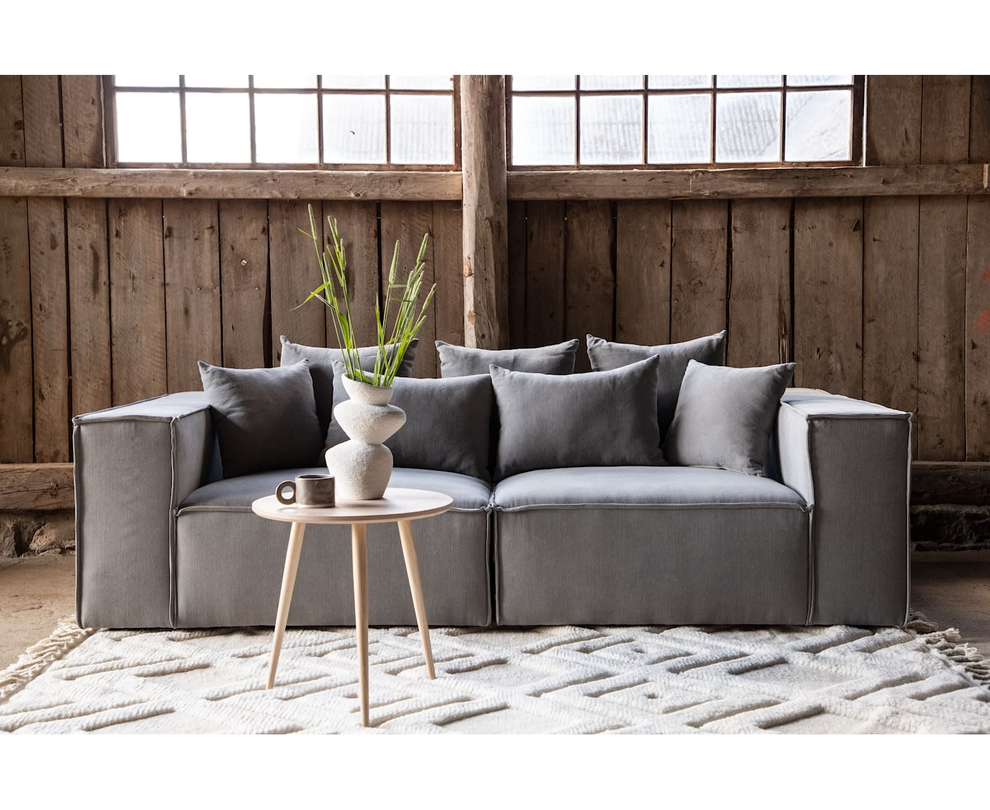 Vind Gillholmen 3-sits Soffa Linen Grey