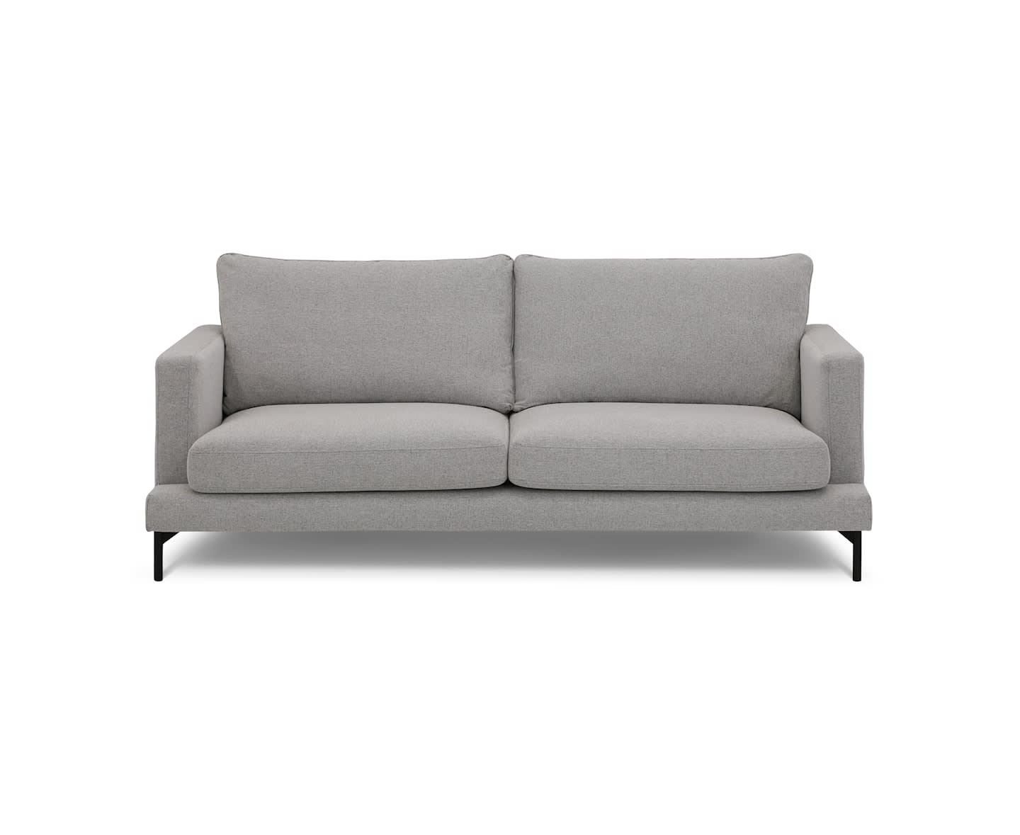 Sleepo Olivia 3-Sitzer Sofa Silber 206 cm