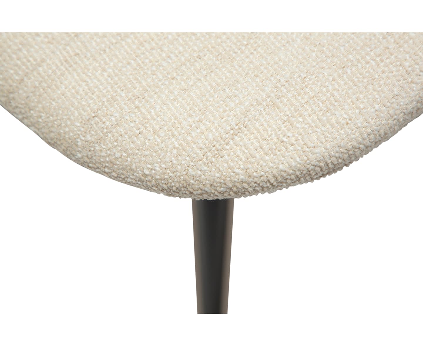 Dan Form Cloud spisestol boucle lysebeige/svart