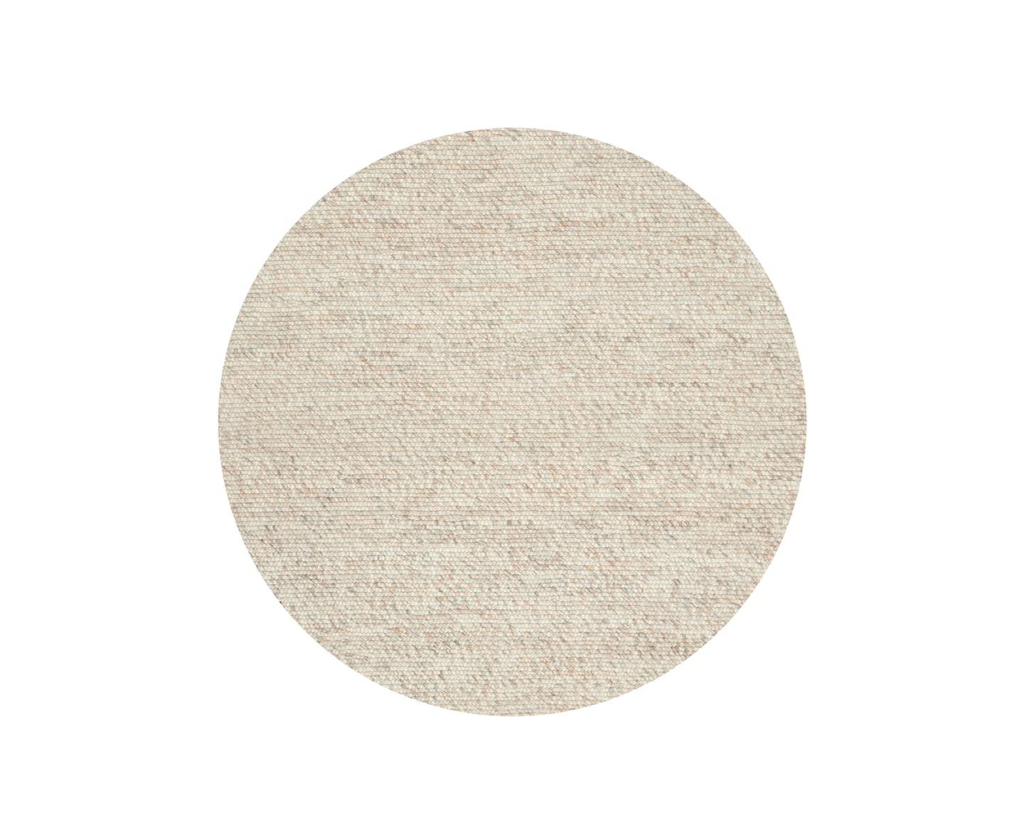 Linie Design Agner Rund Ullmatta Beige Ø240