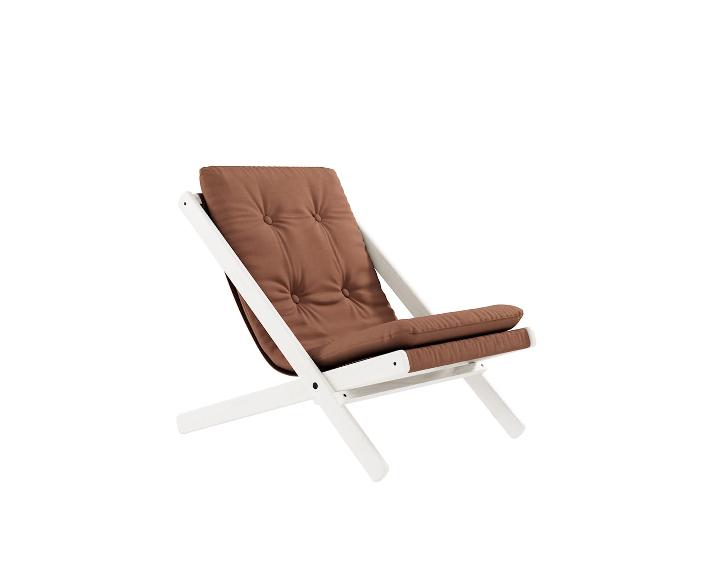 Karup Design Boogie Loungestol Vit/Clay Brown