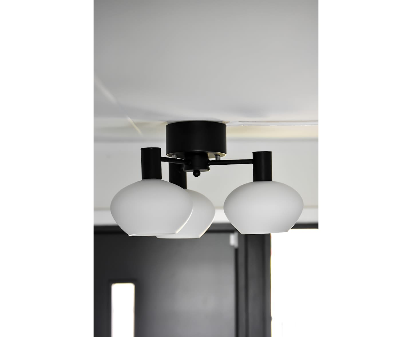 Aneta Lighting Romeo Plafond 3 Svart/Vit