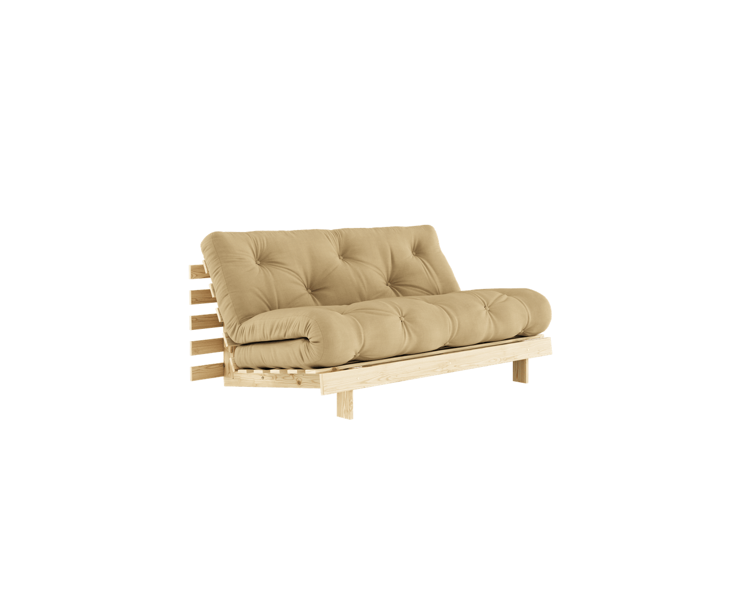 Karup Design Roots Schlafsofa Natur/Weizenbeige 160cm