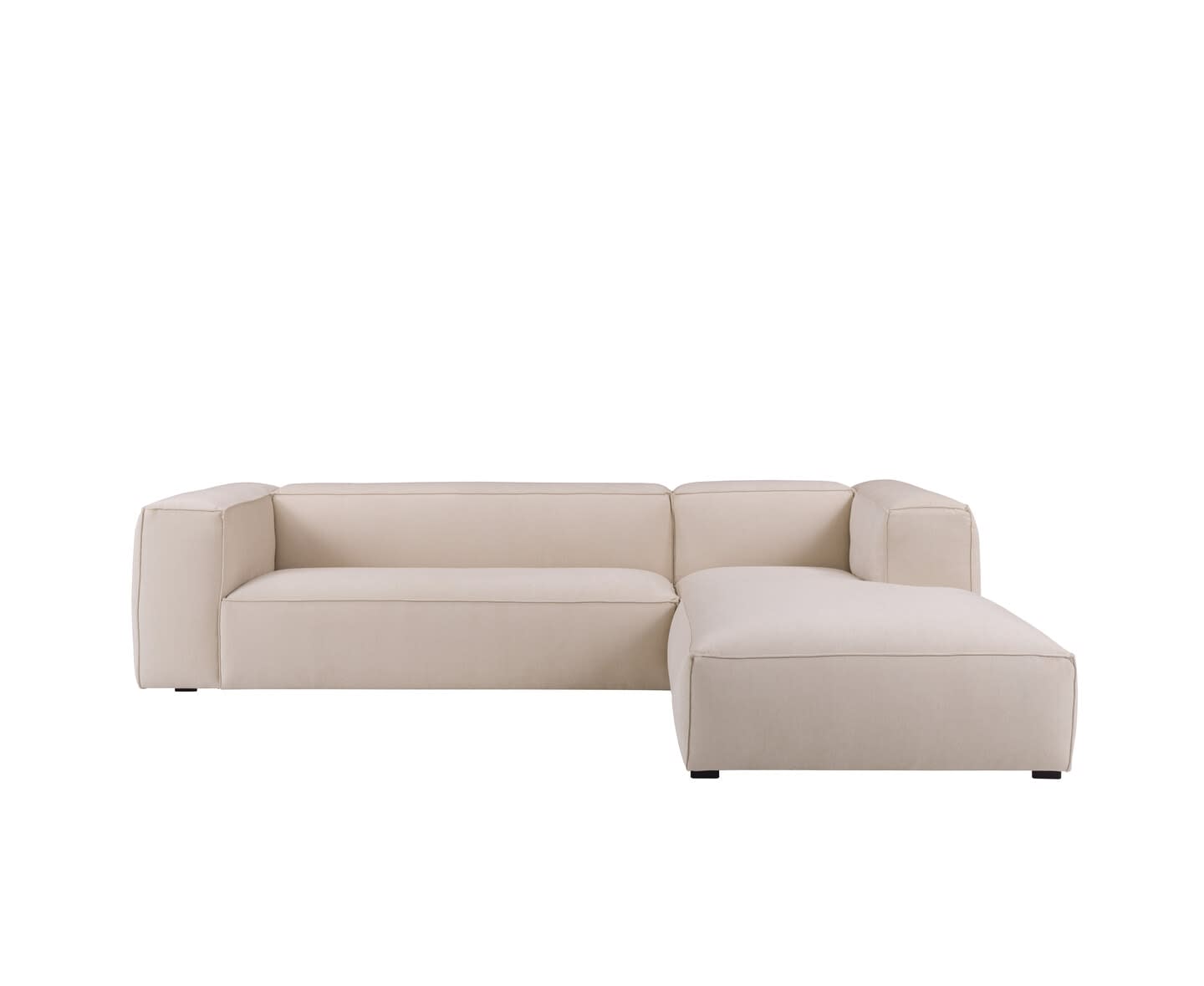 Sleepo Luca Divansofa Rechts Creme 309cm