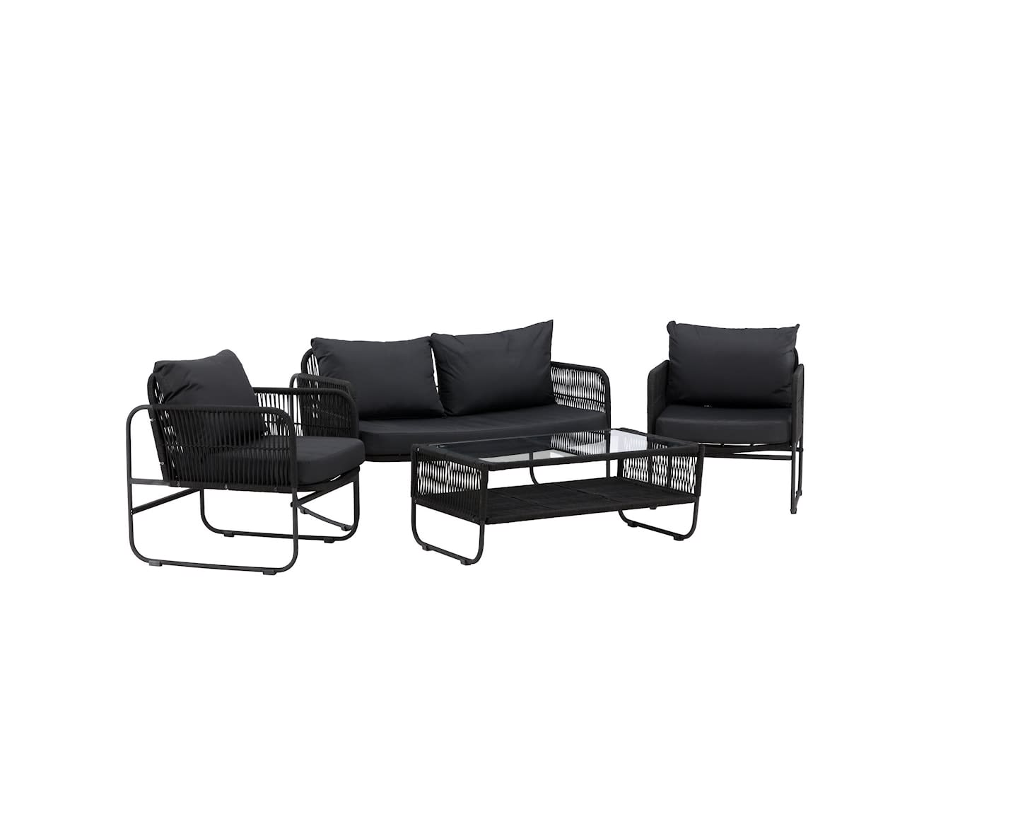 Nordic Outdoor Uni Lounge Set Svart