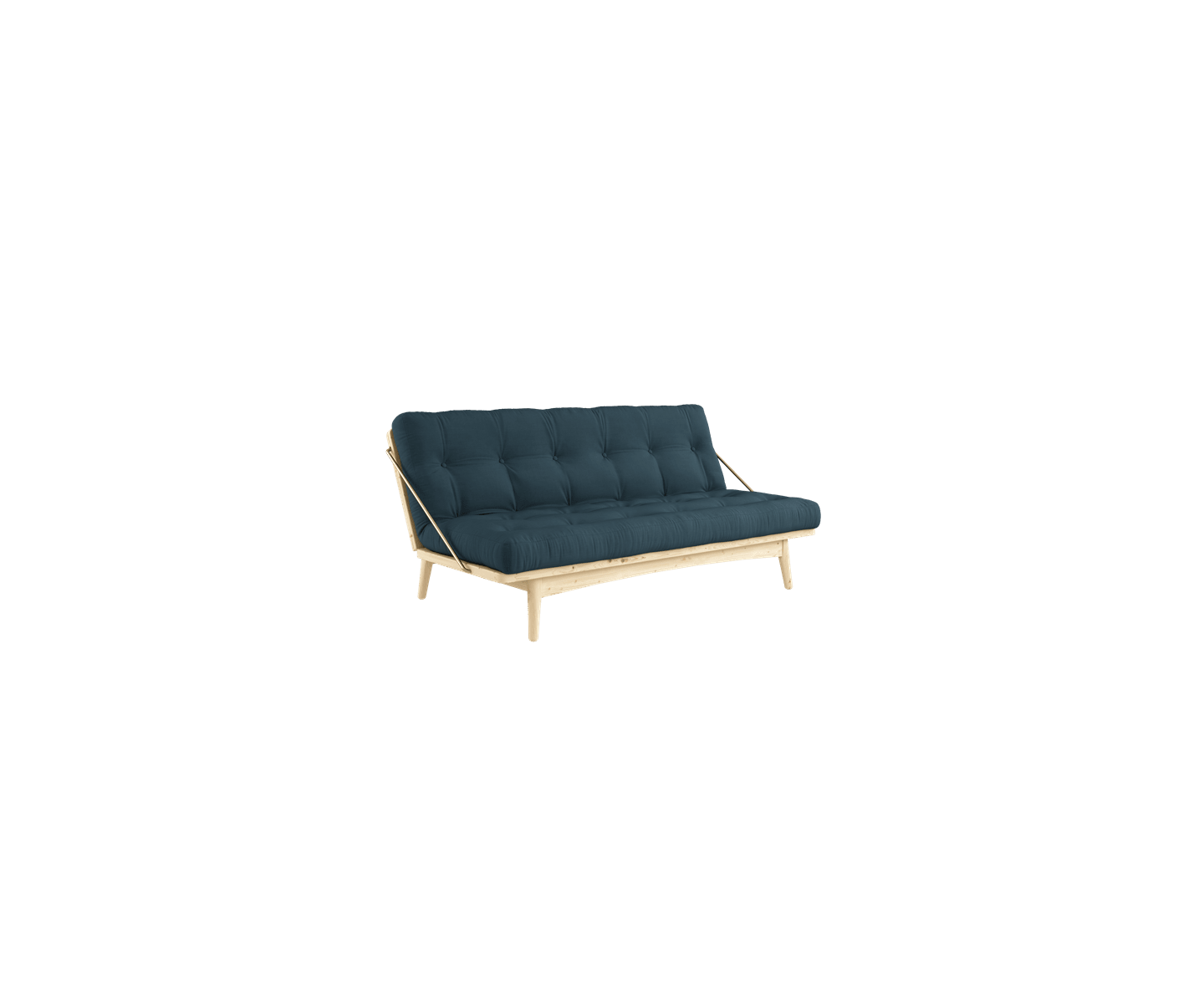 Karup Design Folk Bäddsoffa Natur/Petrol Blue 190cm