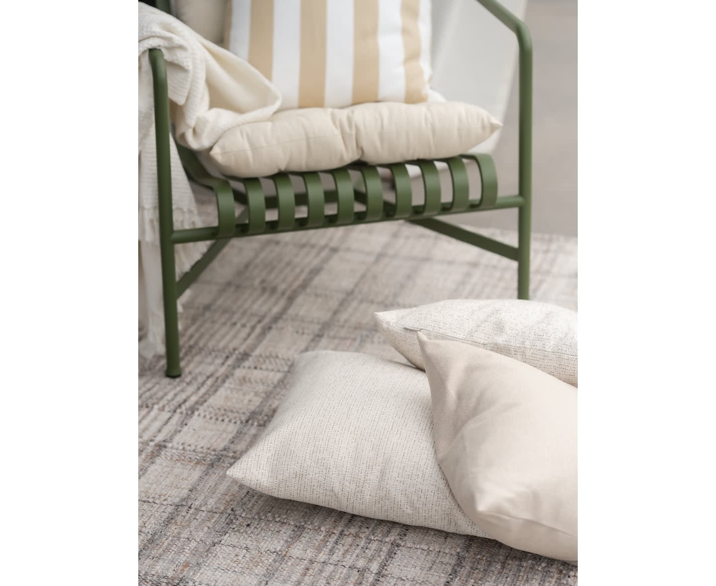 Svanefors Bris Outdoor Kissenbezug Beige 45x45