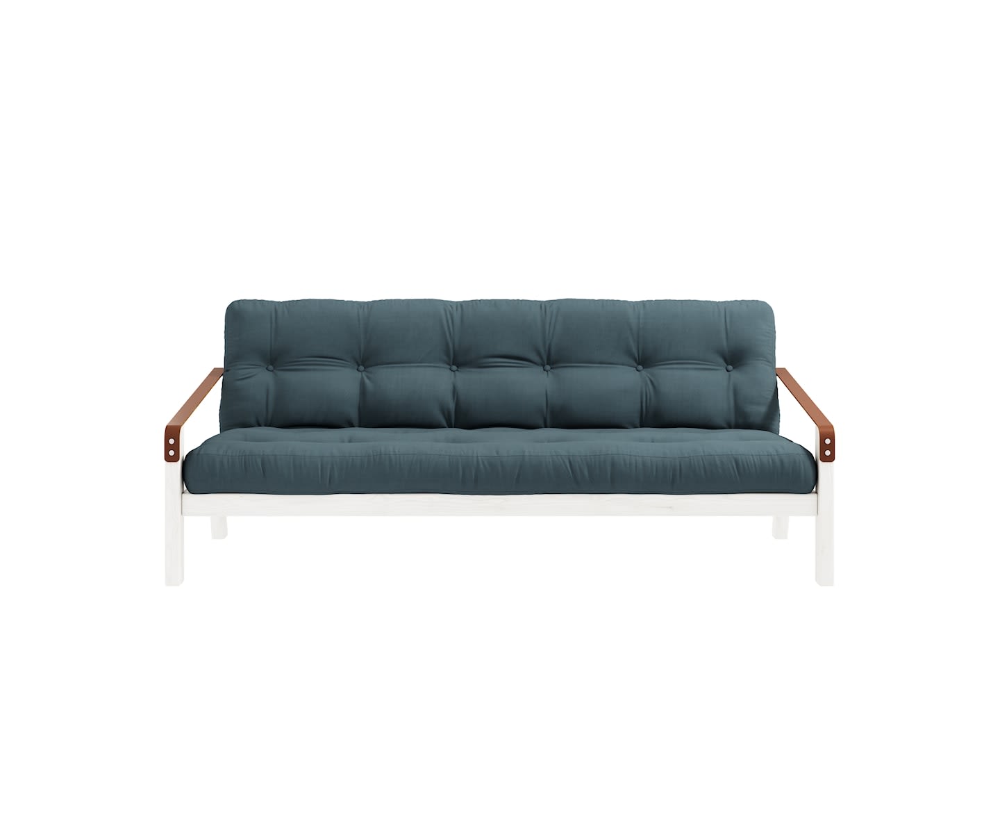 Karup Design Poetry Bäddsoffa Vit/Petrol Blue 204cm