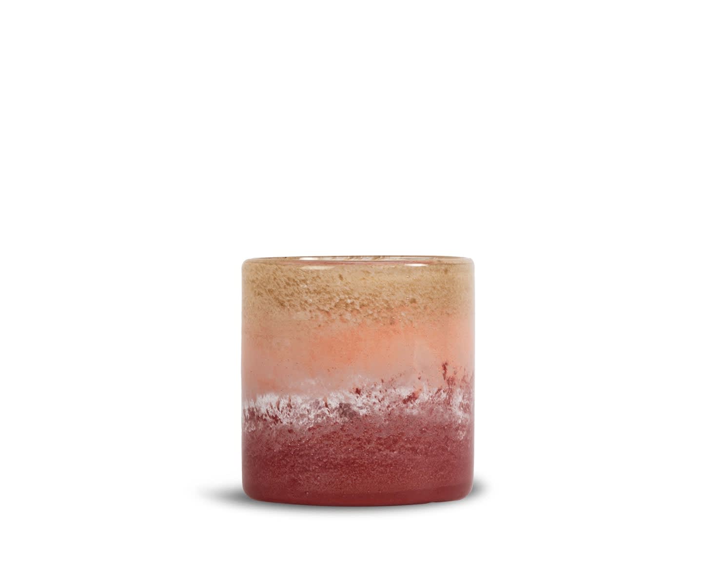 Byon Calore Kerzenlaterne Rosa/Beige/Bordeaux 15cm