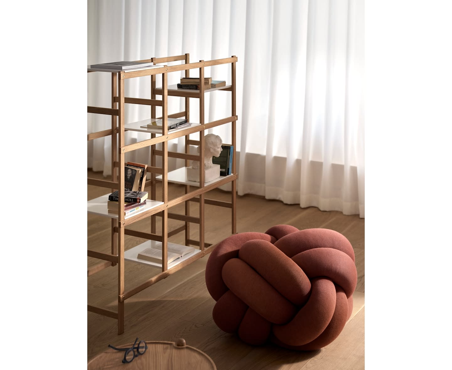 Design House Stockholm Knot Sittpuff XL Ochre