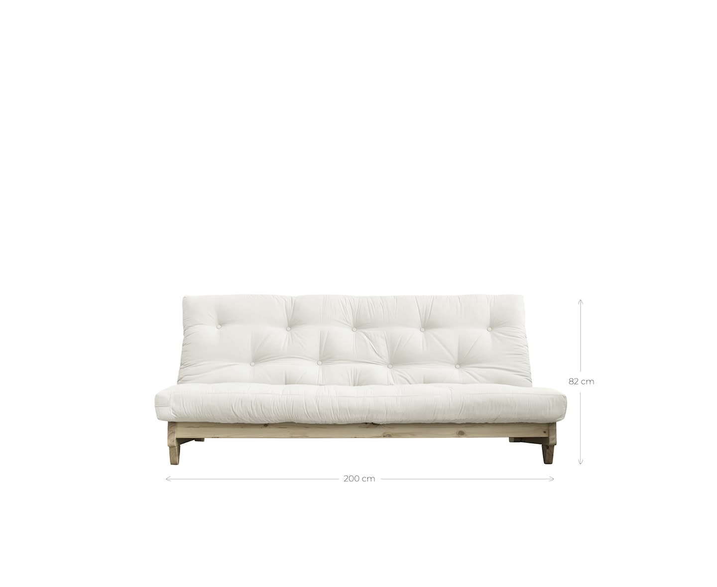 Karup Design Fresh Bäddsoffa Natur/Beige 200cm