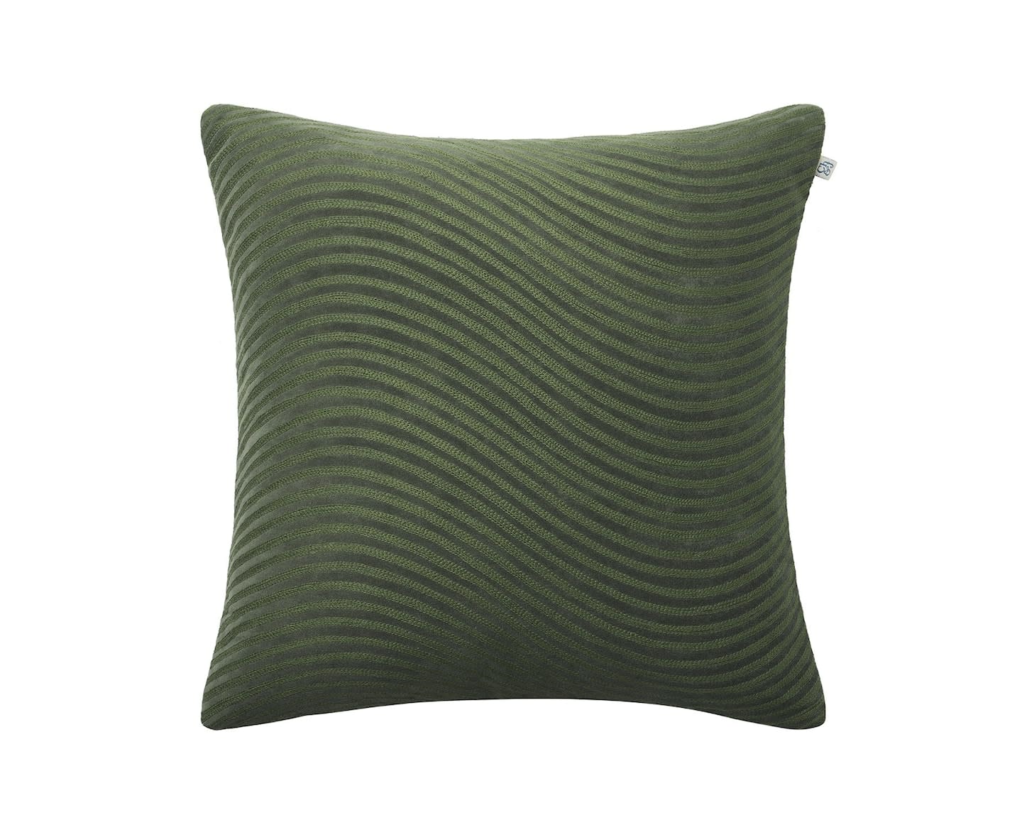 Chhatwal &amp; Jonsson Kunal Kuddfodral Sammet Forest Green 50x50