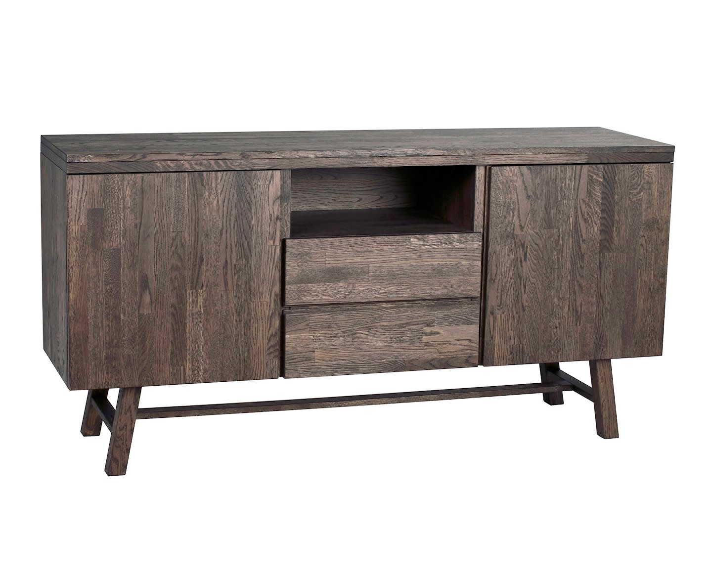 Rowico Home Brooklyn Sideboard Dunkelbraune Eiche