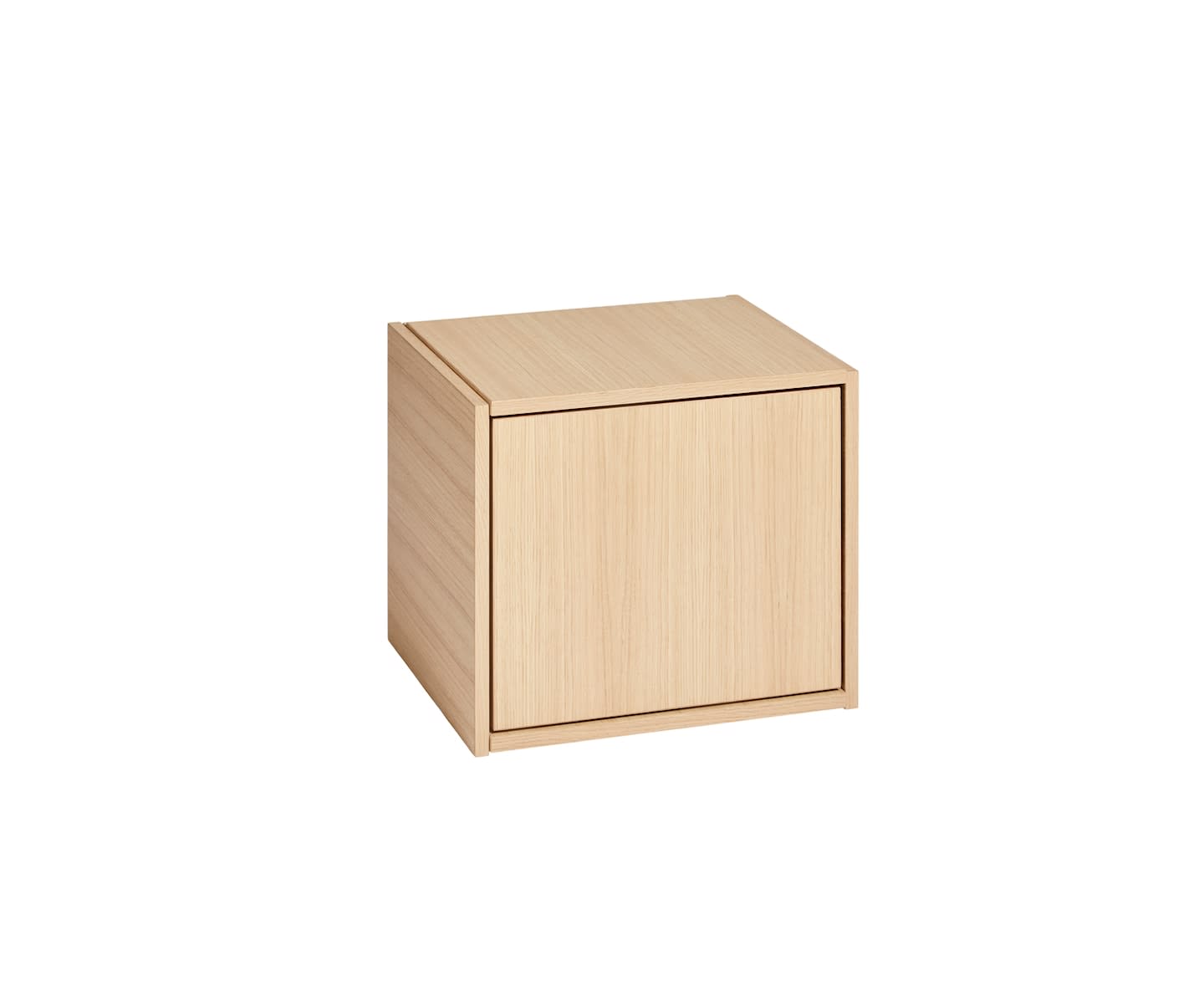 Woud Bricks Cube Left Skåp  White Oak 36x36