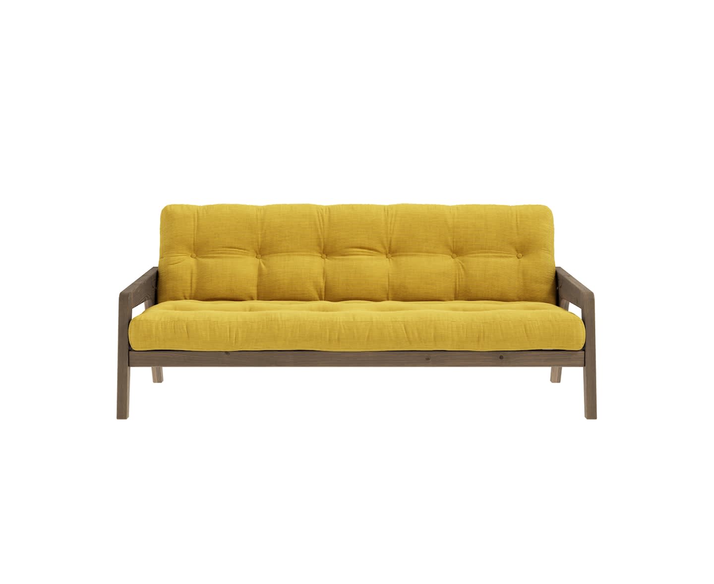 Karup Design Grab Bäddsoffa Brun/Honey Manchester 204cm