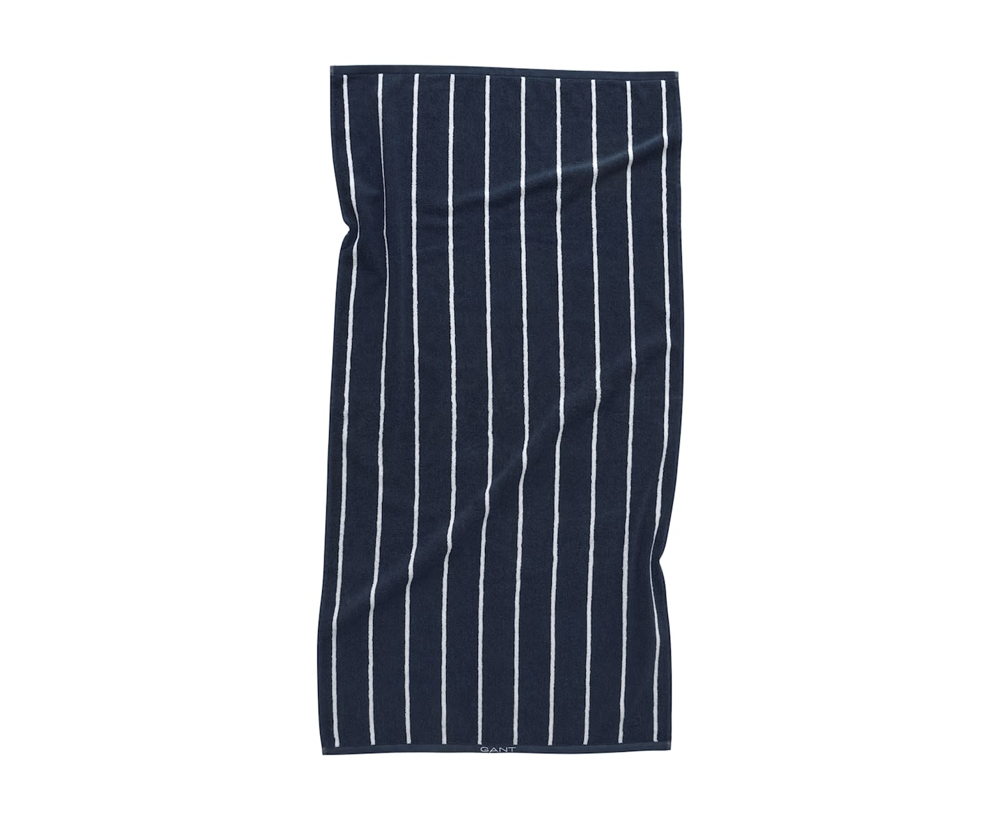 GANT Home Organic Stripe Terry Handduk Evening Blue 70x140