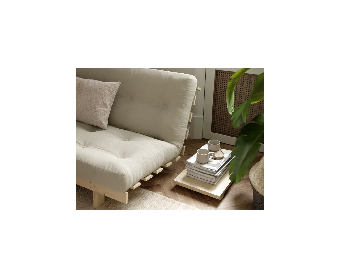 Karup Design Lean Schlafsofa Natur/Honig Manchester 190 cm