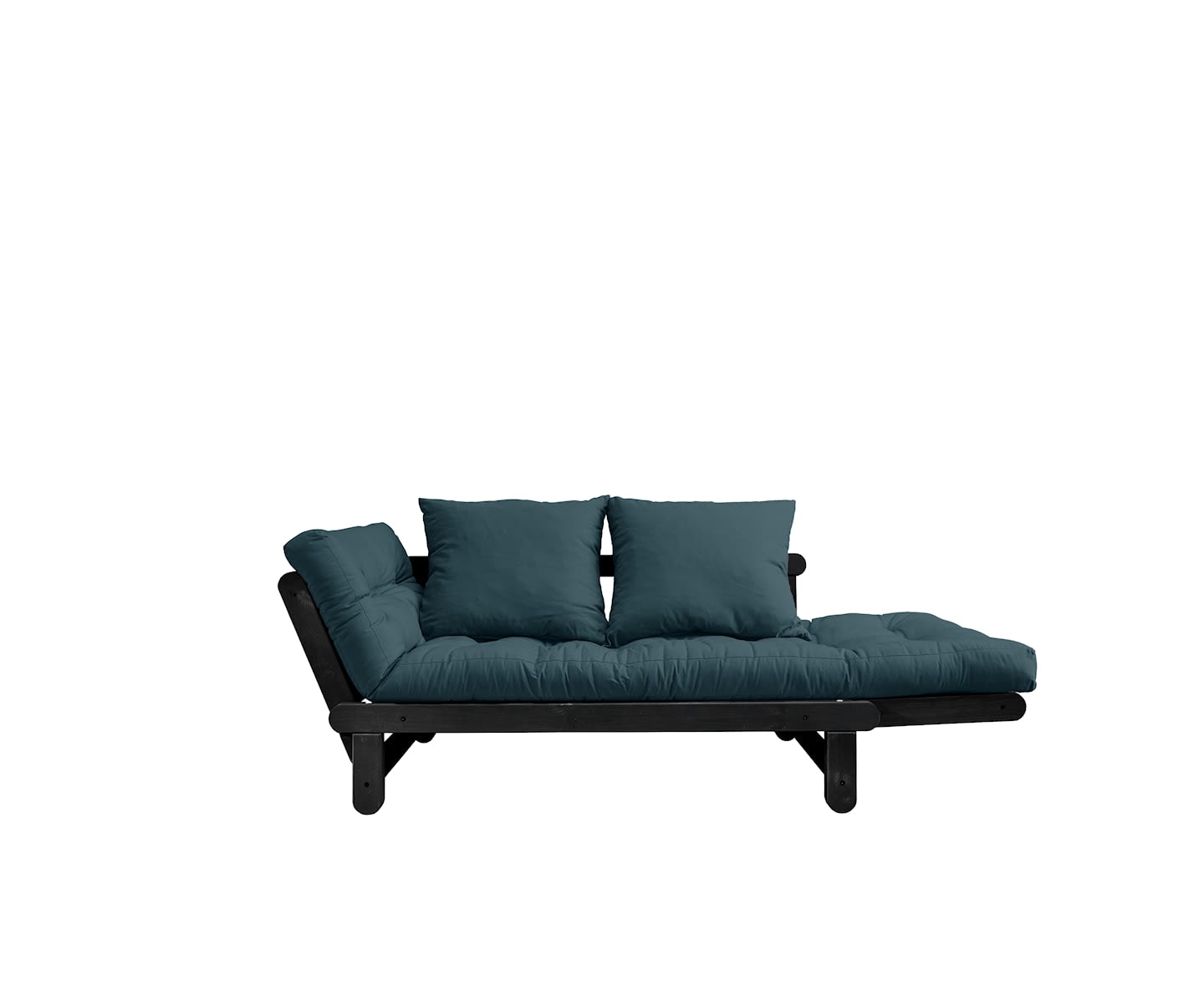 Karup Design Beat Bäddsoffa Svart/Petrol Blue 200cm