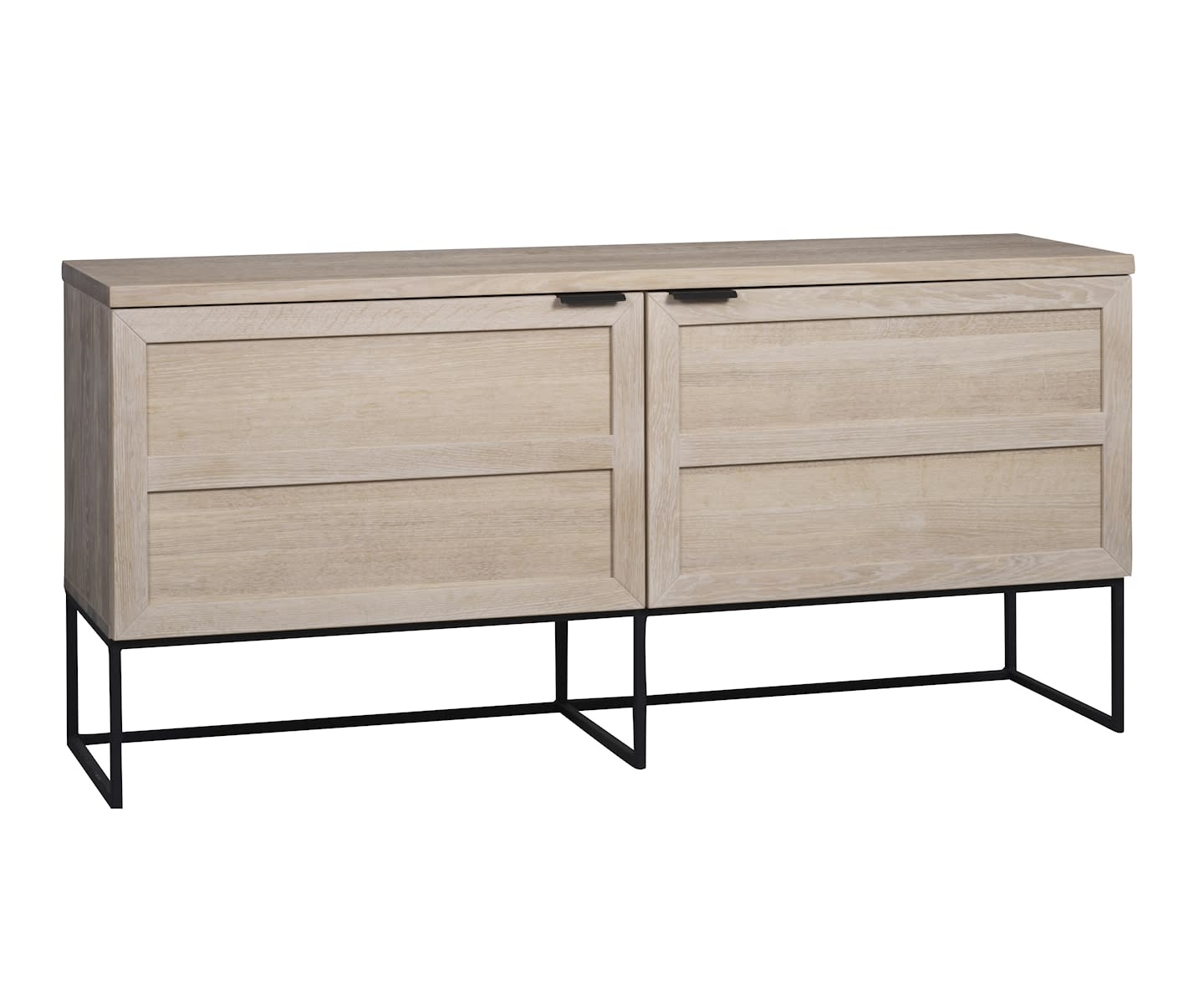 Rowico Home Everett Sideboard Weißpigmentierte Eiche