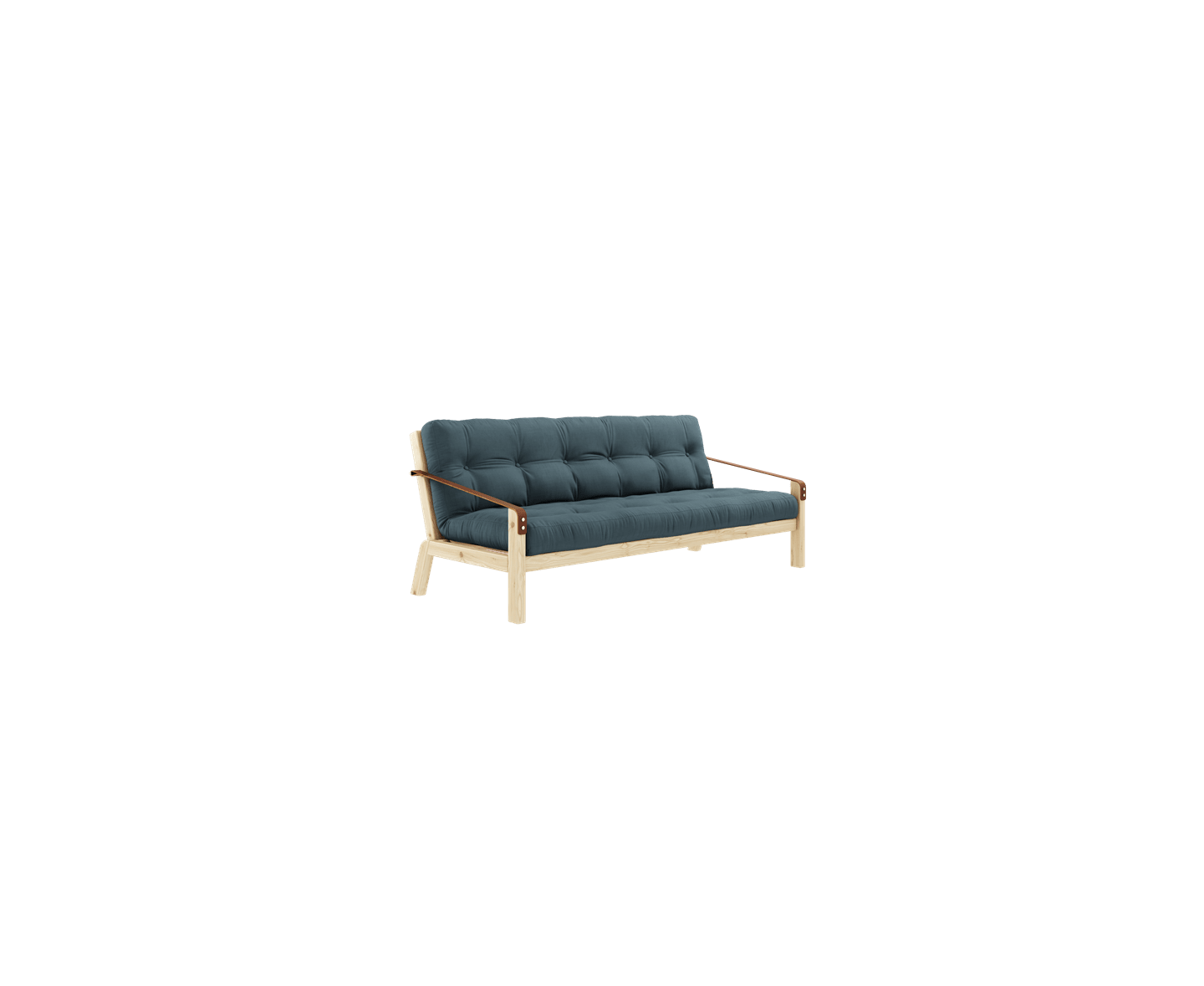 Karup Design Poetry Sovesofa Natur/Petrol Blue 204cm