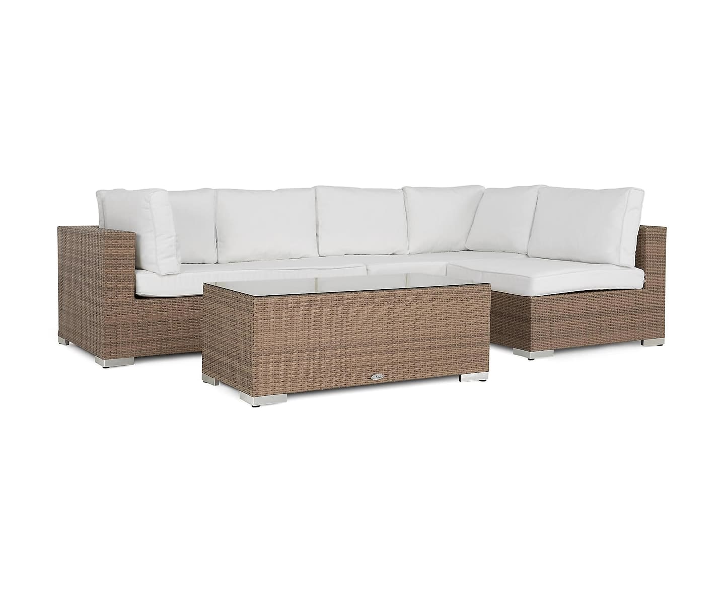 Nordic Outdoor Bora 5-seters lounge sofa inkl. Bord Sand